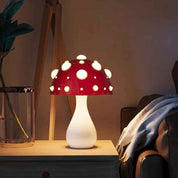 MushLight Table Lamp - Modern Mushroom Nightstand Light