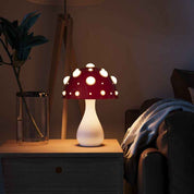 MushLight Table Lamp - Modern Mushroom Nightstand Light