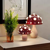 MushLight Table Lamp - Modern Mushroom Nightstand Light